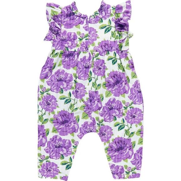NWT PINK CHICKEN PEONY ROMPER 18/24M - Picture 4 of 13